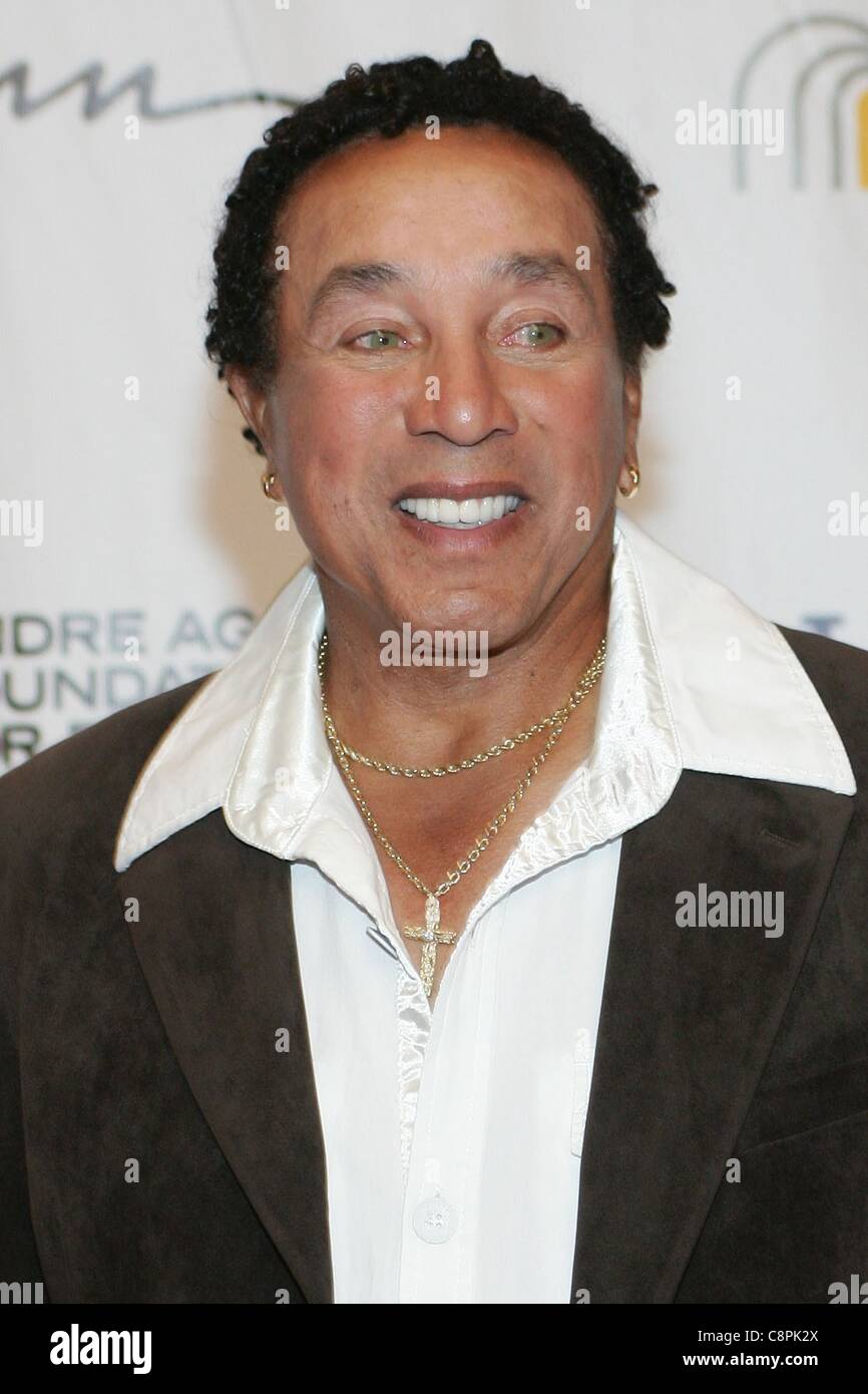 Smokey Robinson at arrivals for 16th Andre Agassi Grand Slam for Children Benefit Concert, Wynn Las Vegas, Las Vegas, NV October 29, 2011. Photo By: James Atoa/Everett Collection Stock Photo
