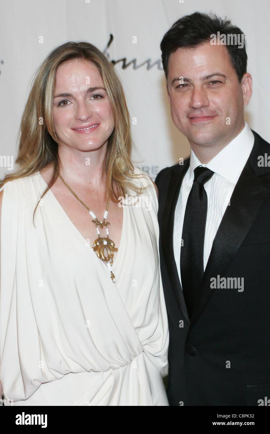 Molly McNearney, Jimmy Kimmel at arrivals for 16th Andre Agassi Grand Slam for Children Benefit Concert, Wynn Las Vegas, Las Vegas, NV October 29, 2011. Photo By: James Atoa/Everett Collection Stock Photo
