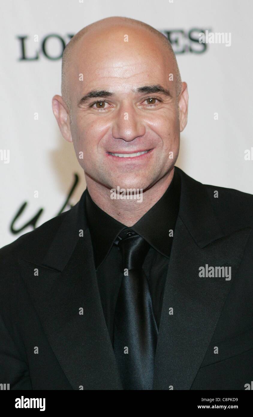 Andre Agassi at arrivals for 16th Andre Agassi Grand Slam for Children Benefit Concert, Wynn Las Vegas, Las Vegas, NV October 29, 2011. Photo By: James Atoa/Everett Collection Stock Photo