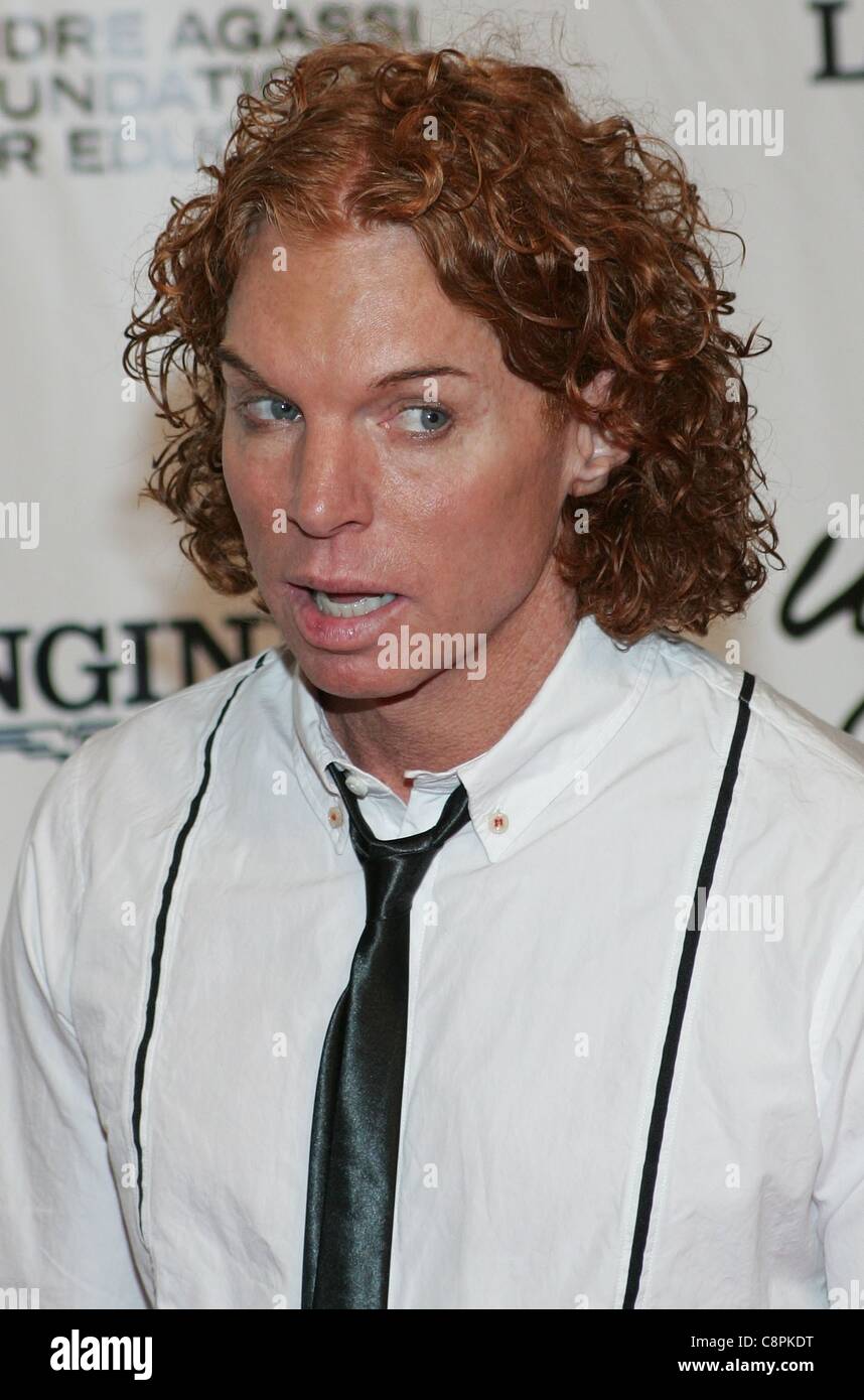 Carrot Top at arrivals for 16th Andre Agassi Grand Slam for Children Benefit Concert, Wynn Las Vegas, Las Vegas, NV October 29, 2011. Photo By: James Atoa/Everett Collection Stock Photo