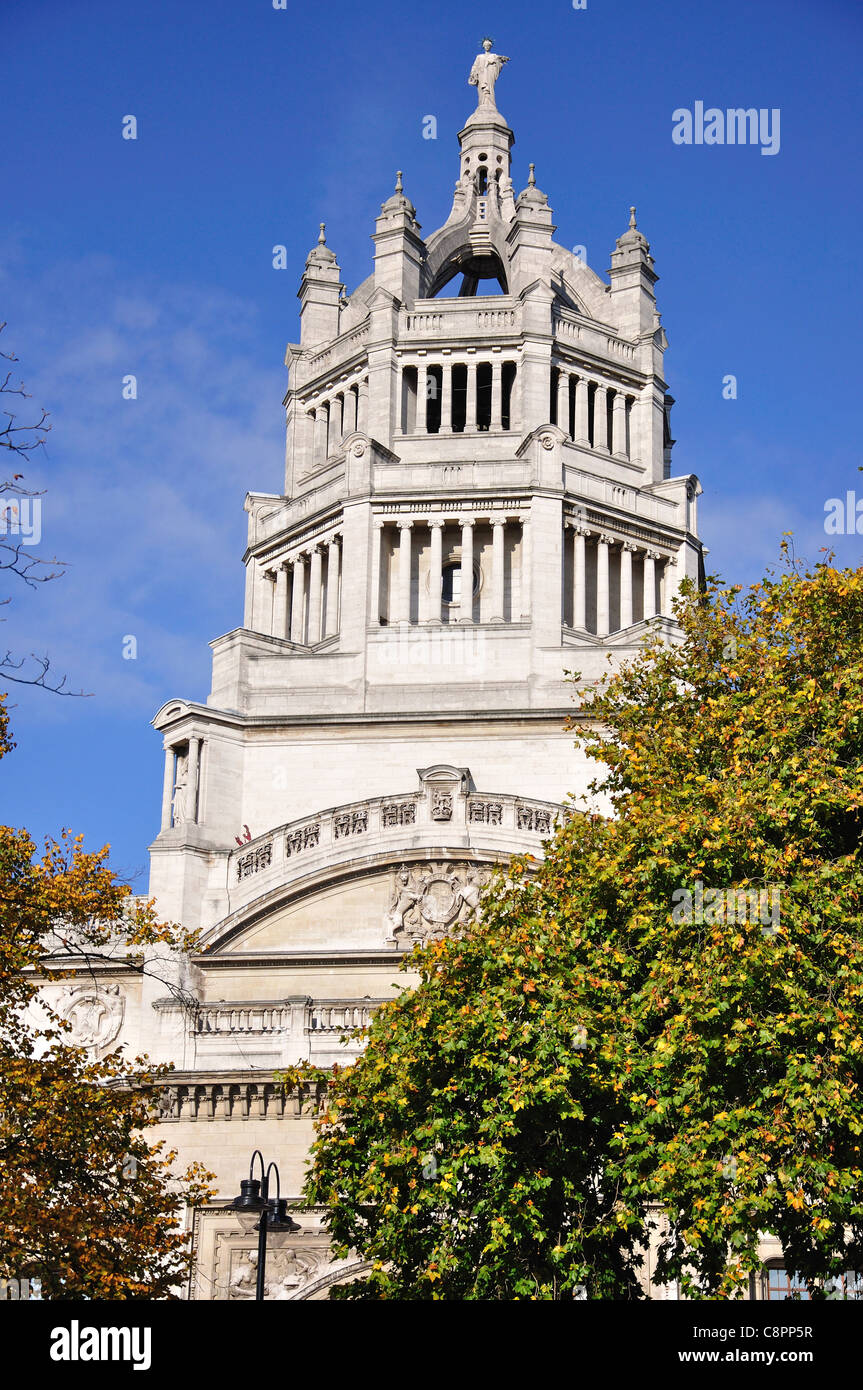 Main entrance to Victoria and Albert Museum, Cromwell Gardens, Kensington, Greater London, England, United Kingdom Stock Photo