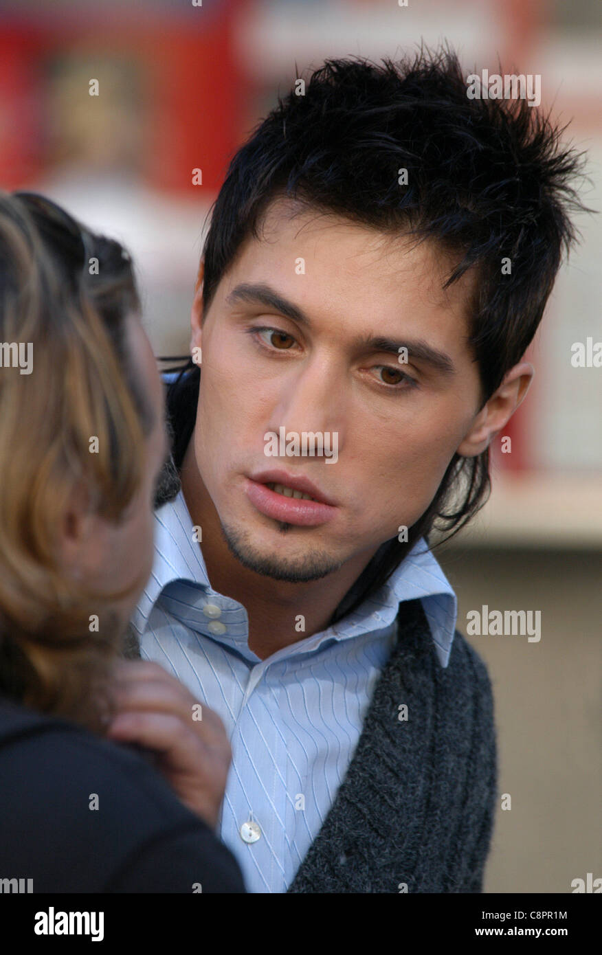 Russian singer and 2008 Eurovision Song Contest winner Dima Bilan. Stock Photo