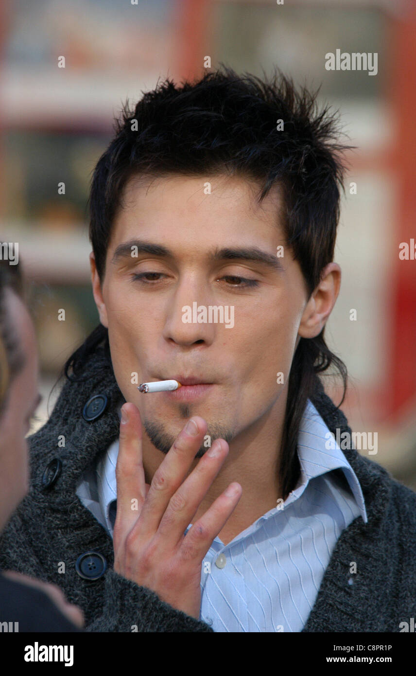 Russian singer and 2008 Eurovision Song Contest winner Dima Bilan. Stock Photo