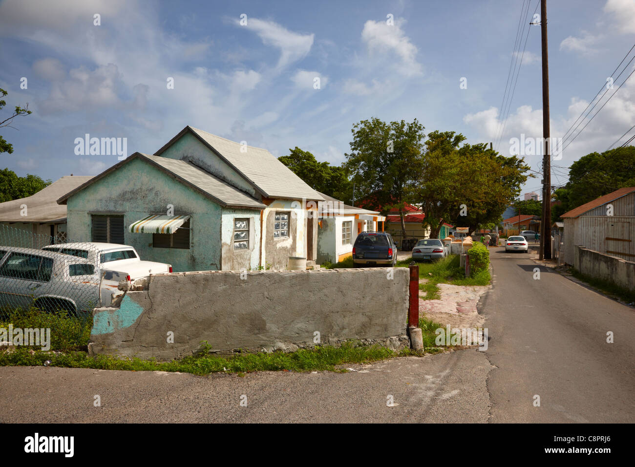 Streets of Nassau, Bahamas, Caribbean Stock Photo Alamy