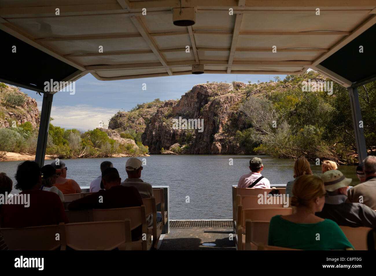 Nitmiluk Tour Boat, Katherine Gorge, Nitmiluk National Park, Northern Territory, Australia Stock Photo