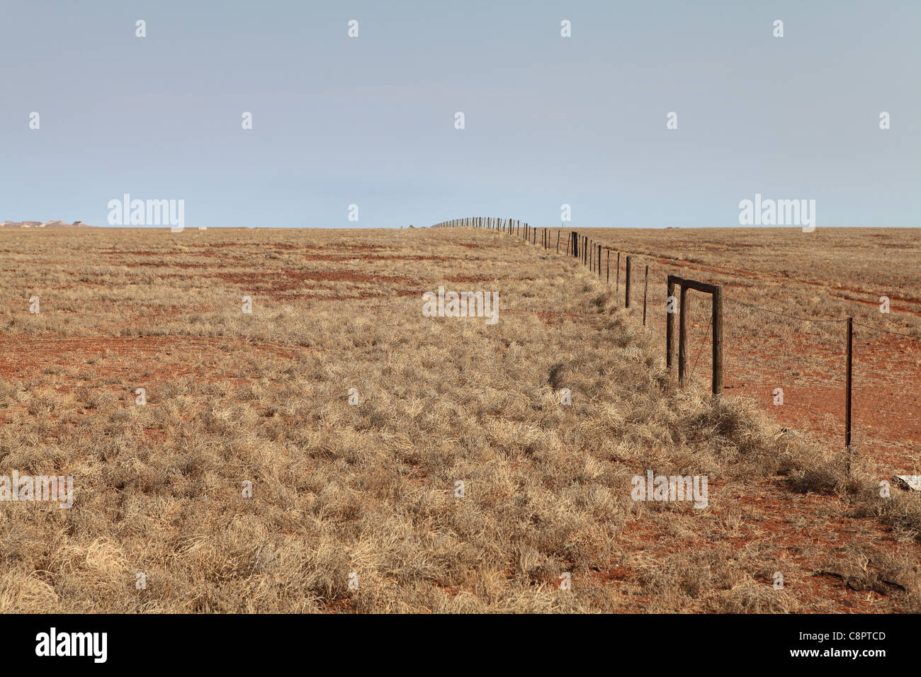 The dog fence near Coober Pedy, South Australia Stock Photo Alamy