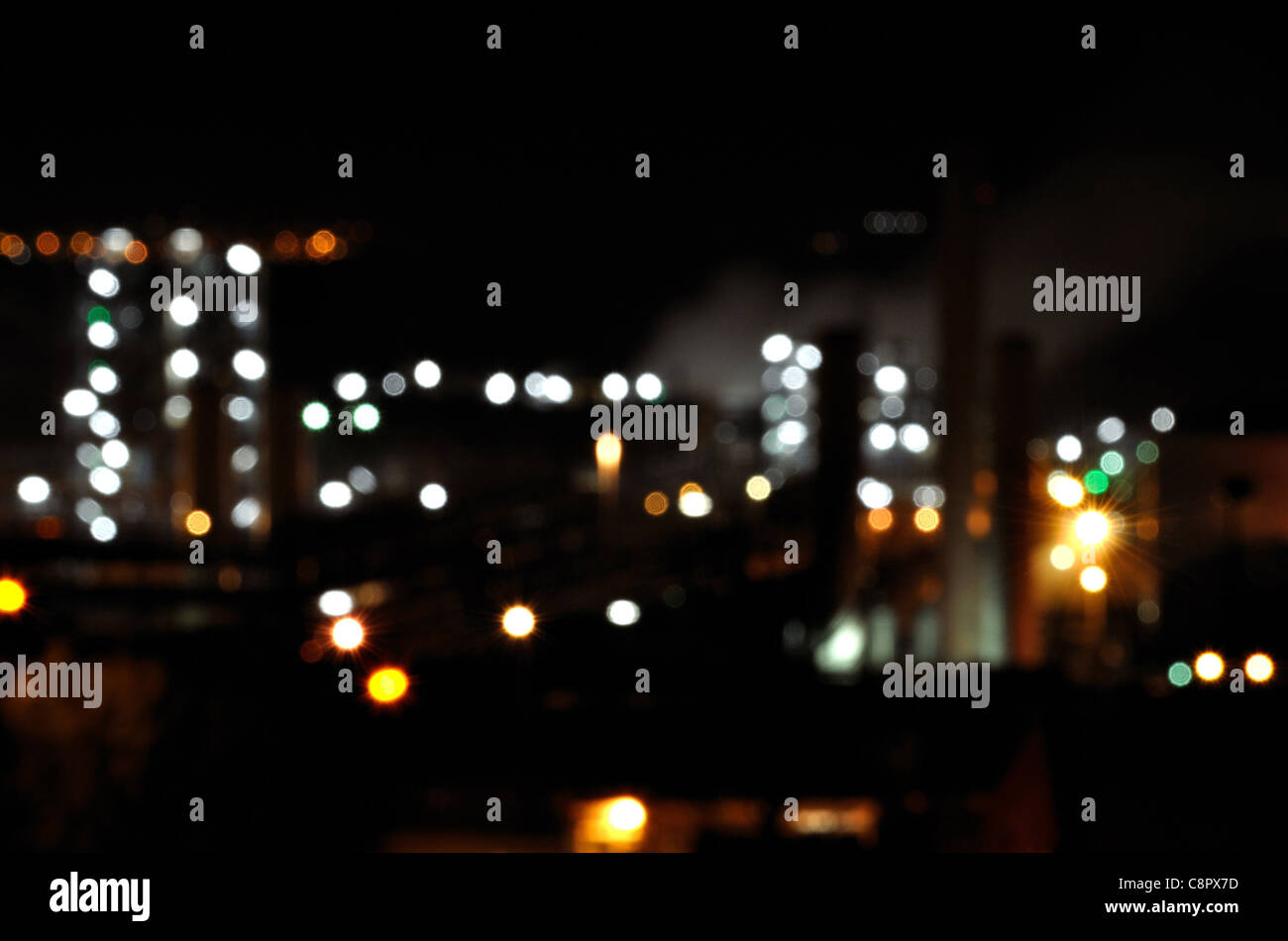 ici, ICI, chemical, factory, industry, night, Stock Photo