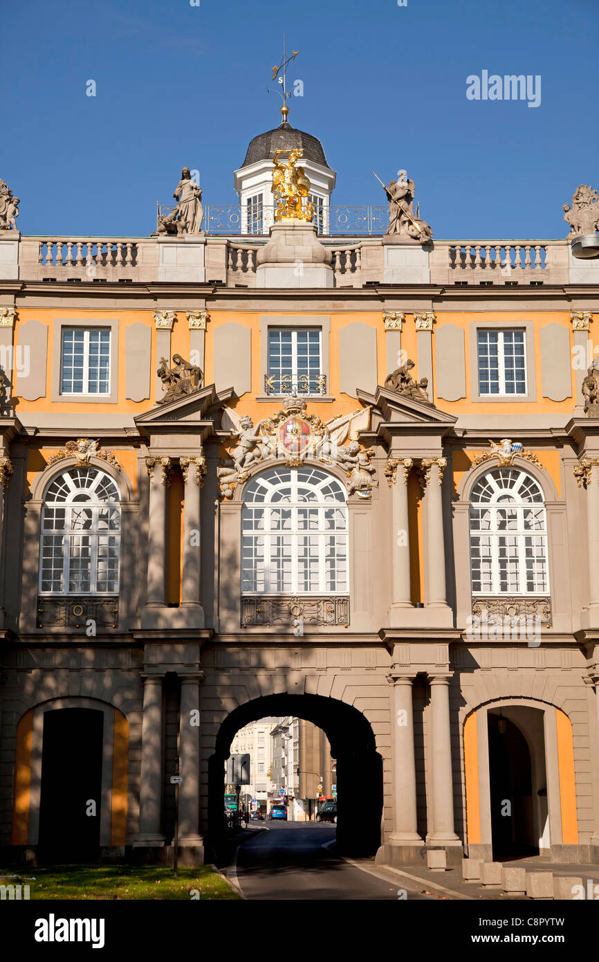 city gate Koblenzer Tor with Egyptian Museum in Bonn, North Rhine-Westphalia, Germany, Stock Photo