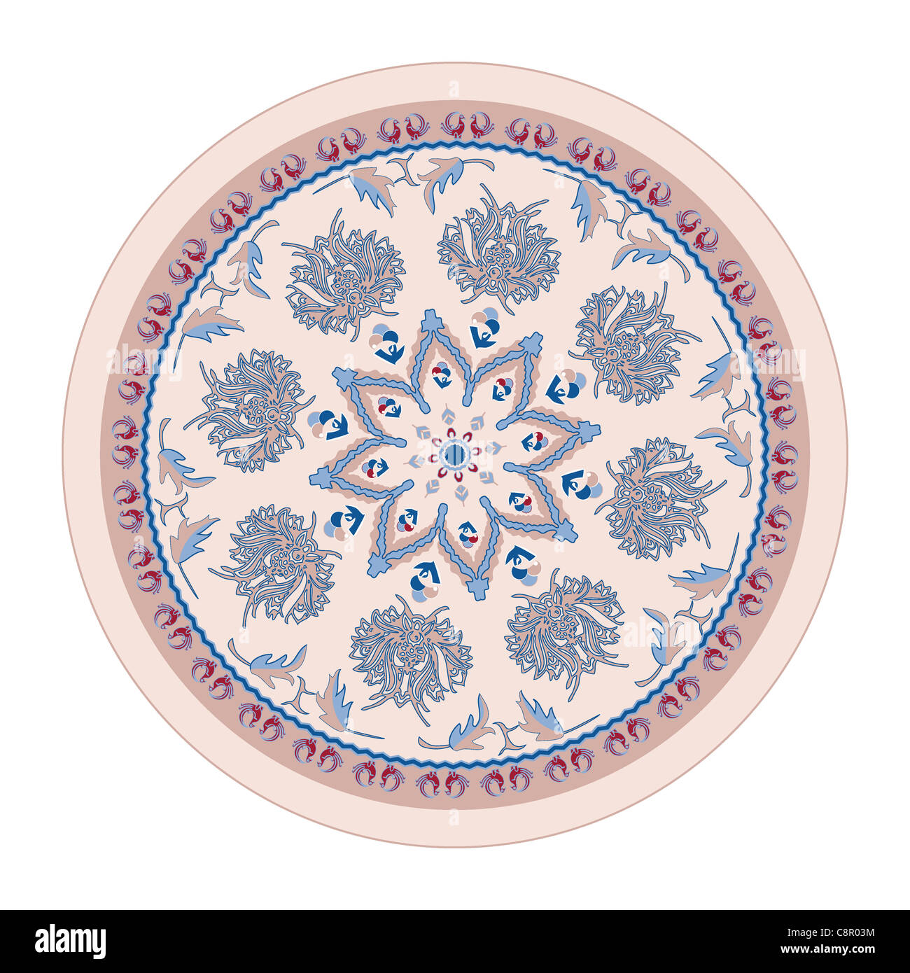 Design For Round Carpet Stock Photo Alamy