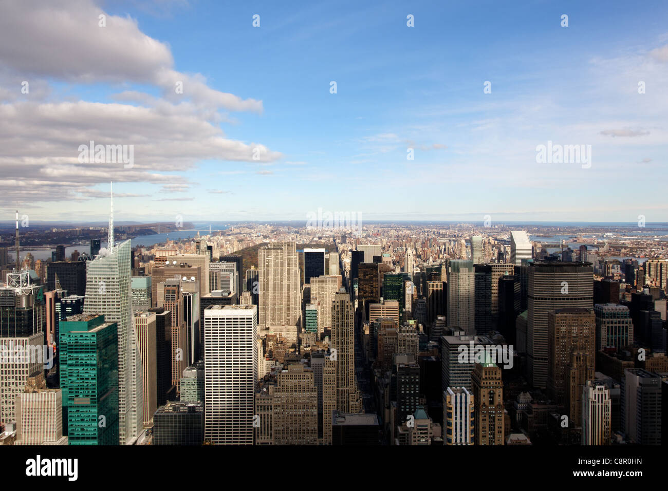 View of Empire state building view central park hi-res stock photography and ...