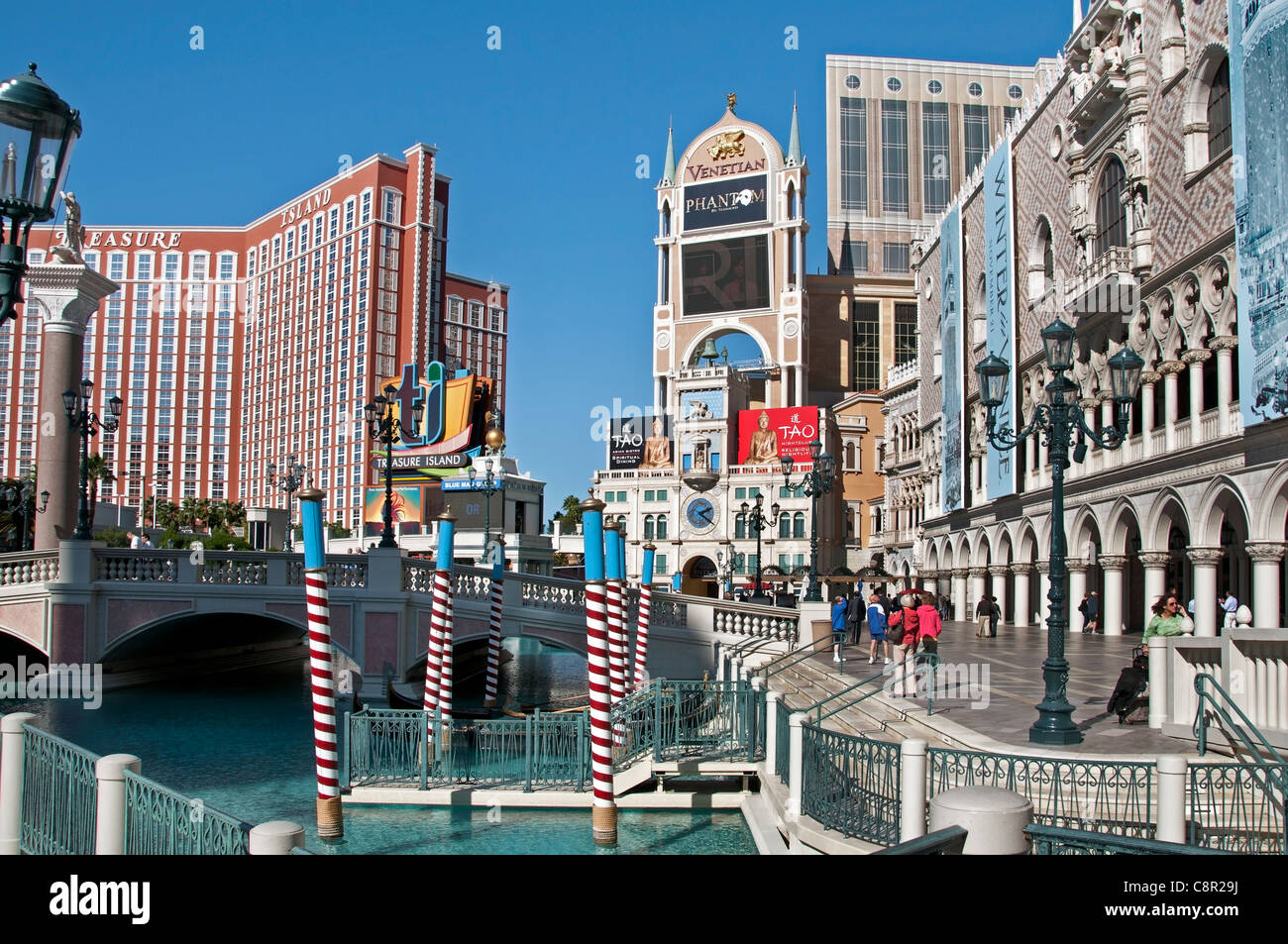 Venetian Venice Las Vegas gambling capital of the World United States Nevada Stock Photo