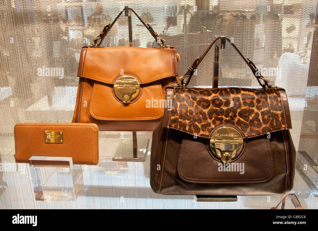 Bag Bags Michael Kors New York shop display window United states of America  Stock Photo - Alamy