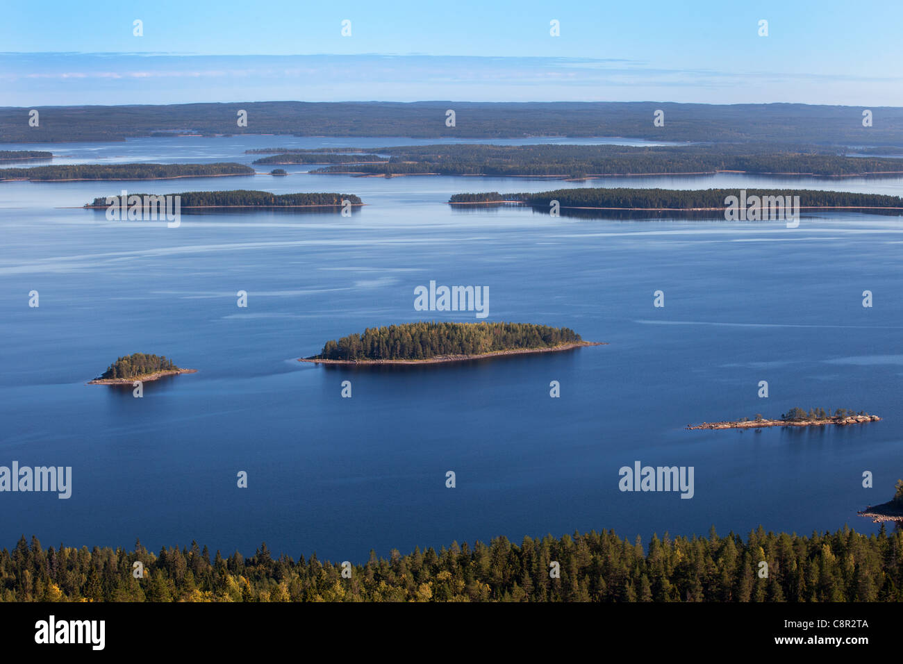 Koli National Park: Lake Pielinen Stock Photo