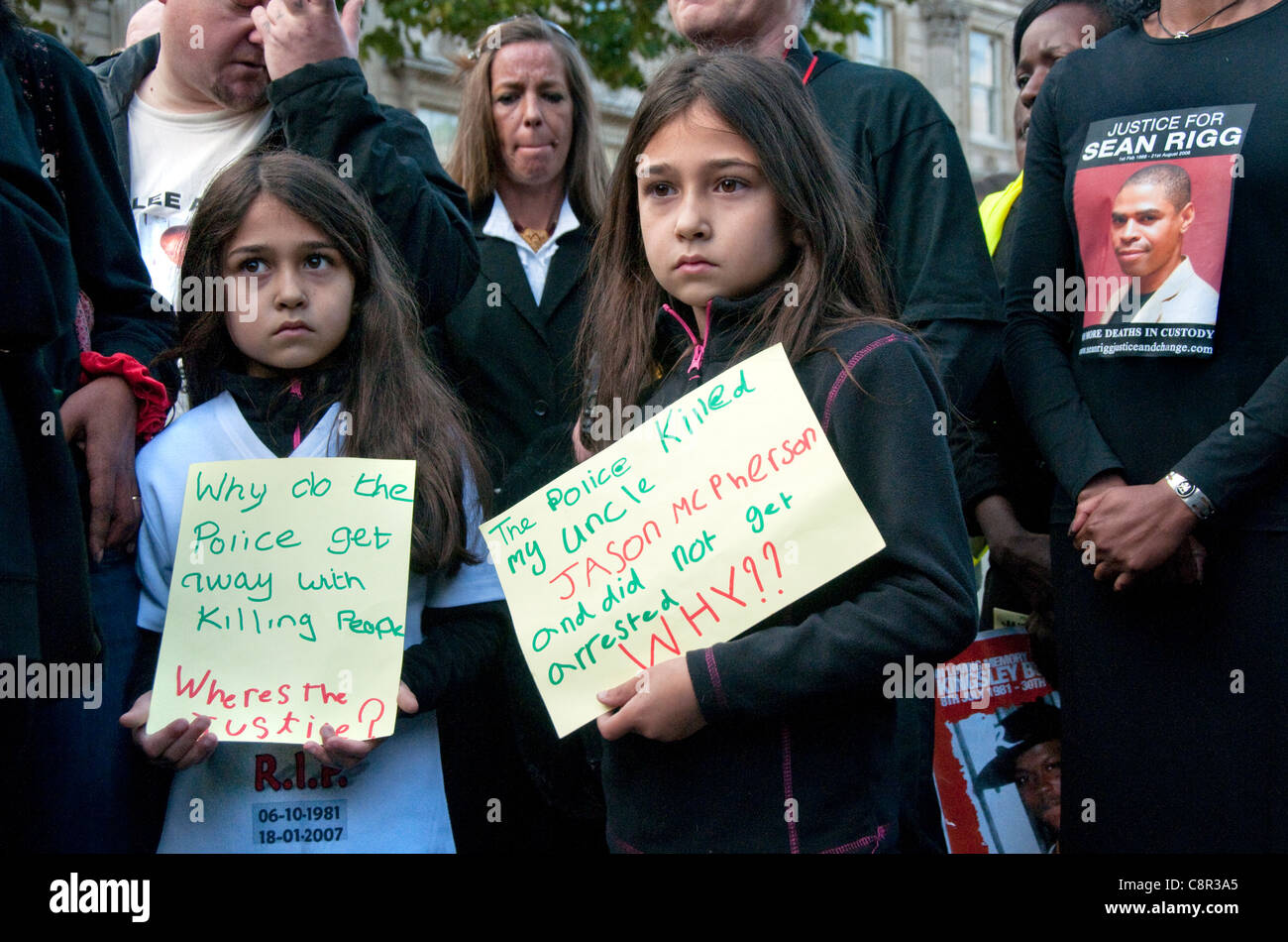 Families and friends of relatives who have died in police custody march ...