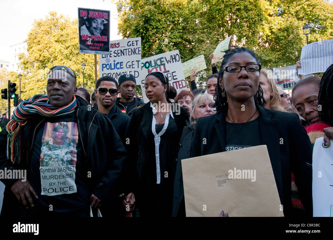 Families & friends of relatives who have died in police custody hand ...