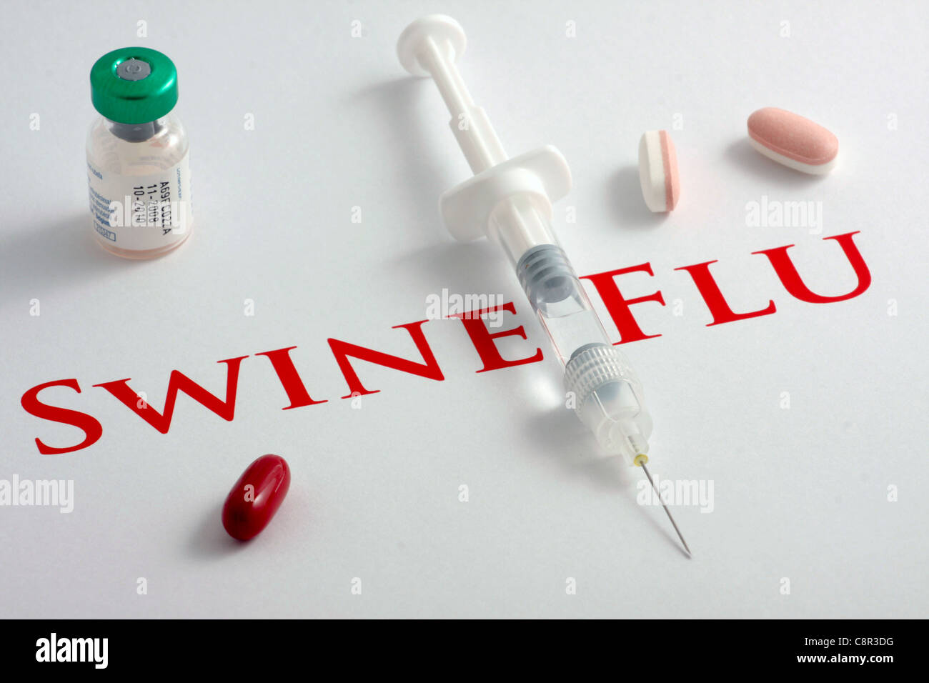 Images of the H1N1 Influenza Virus Stock Photo