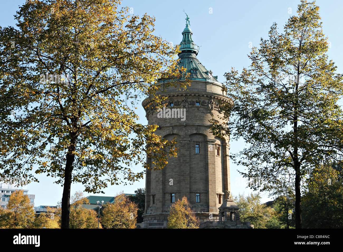 Water Tower, Mannheim Baden Wurttemberg Germany Stock Photo - Alamy