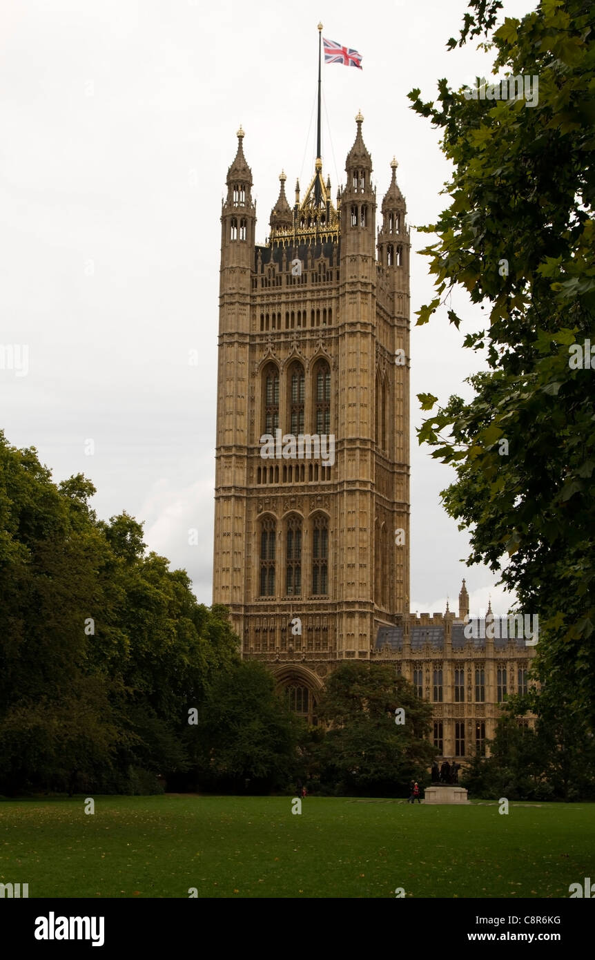 Houses of Parliament in Westminster, London Stock Photo