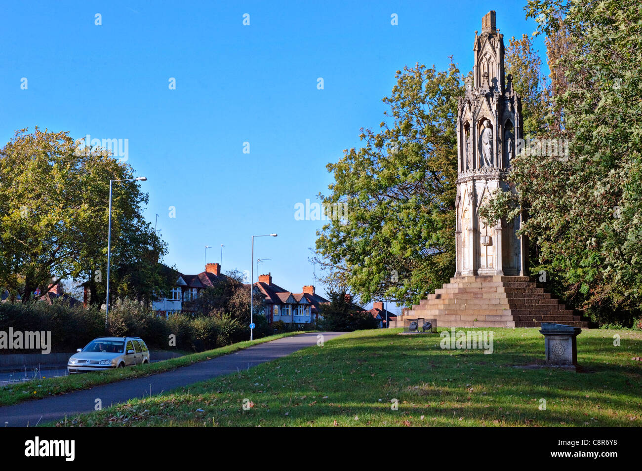 Monument near Northampton, UK, erected by King Edward 1 of England to