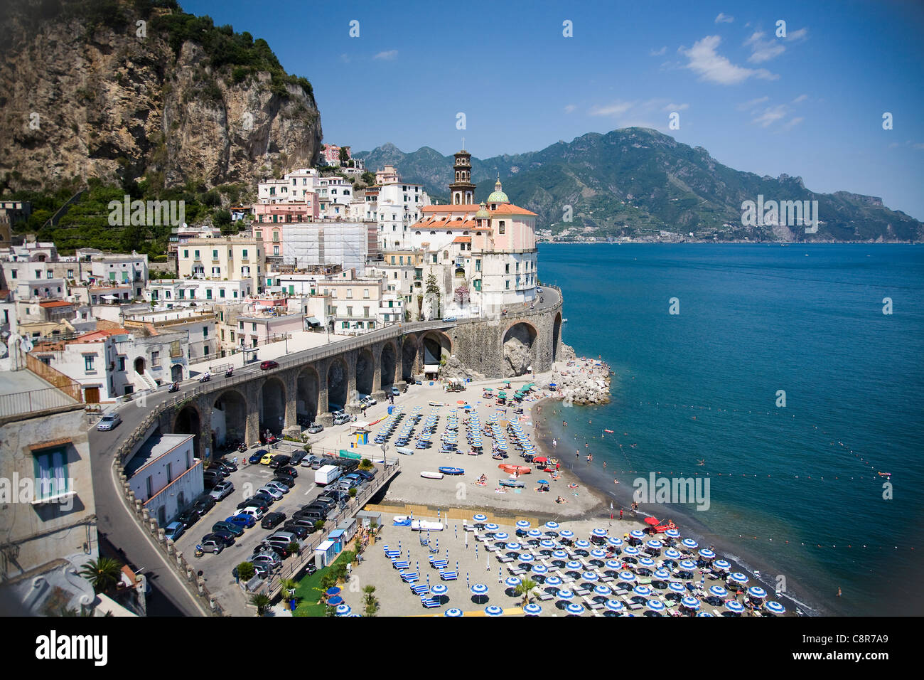 Atrani, Amalfi Coast Stock Photo