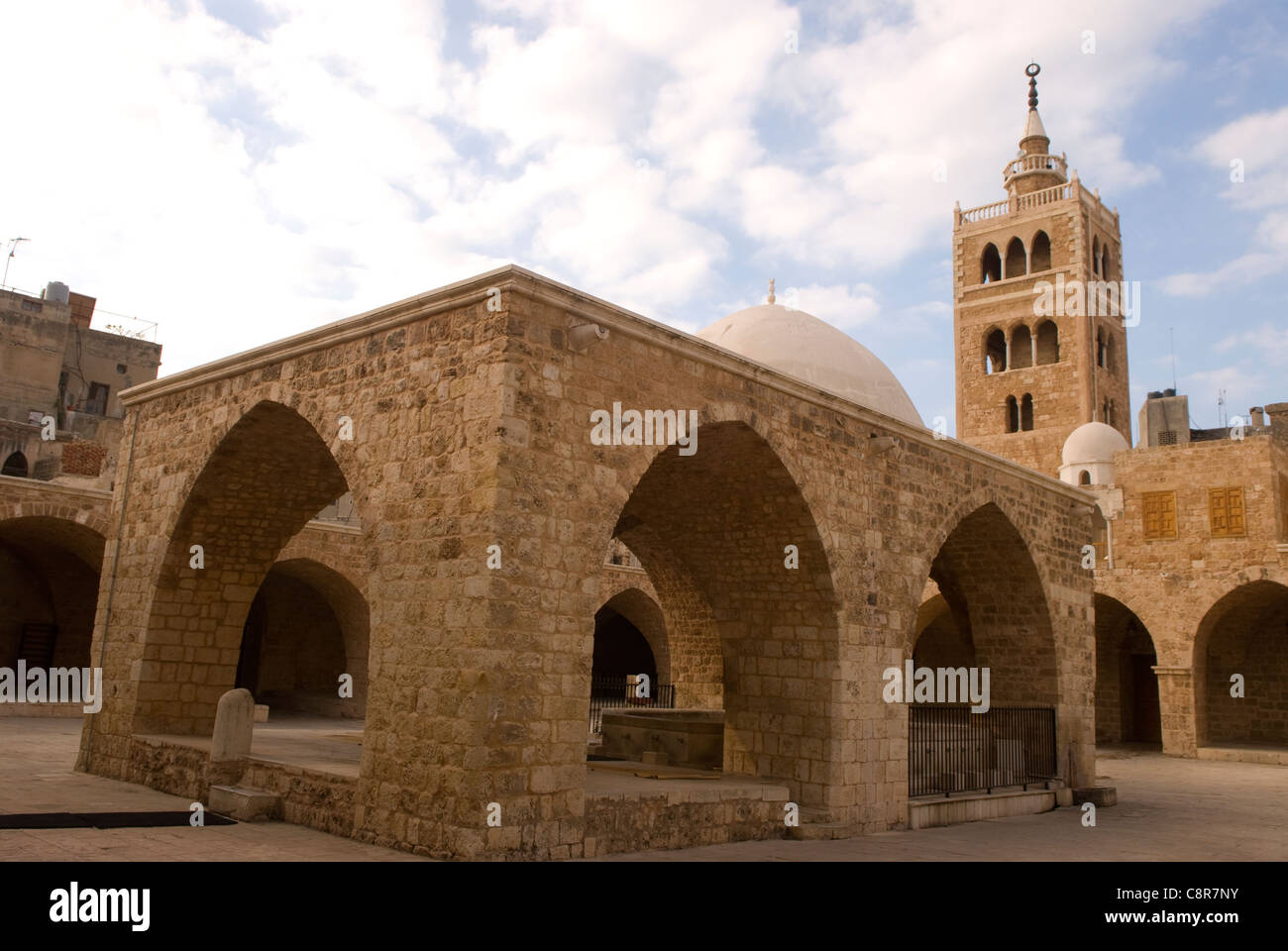 Courtyard of the Great Mosque, old city, Tripoli, northern Lebanon