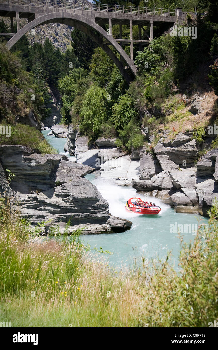 Shotover River, near Queenstown, South Island New Zealand Stock Photo