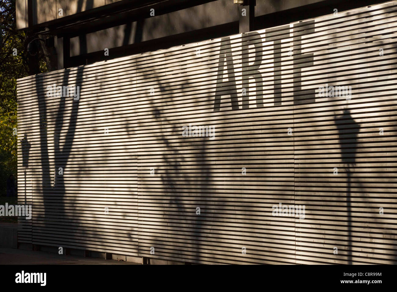 Arte sign, Museum of Fine Arts Bilbao Basque Country, Spain Stock Photo ...