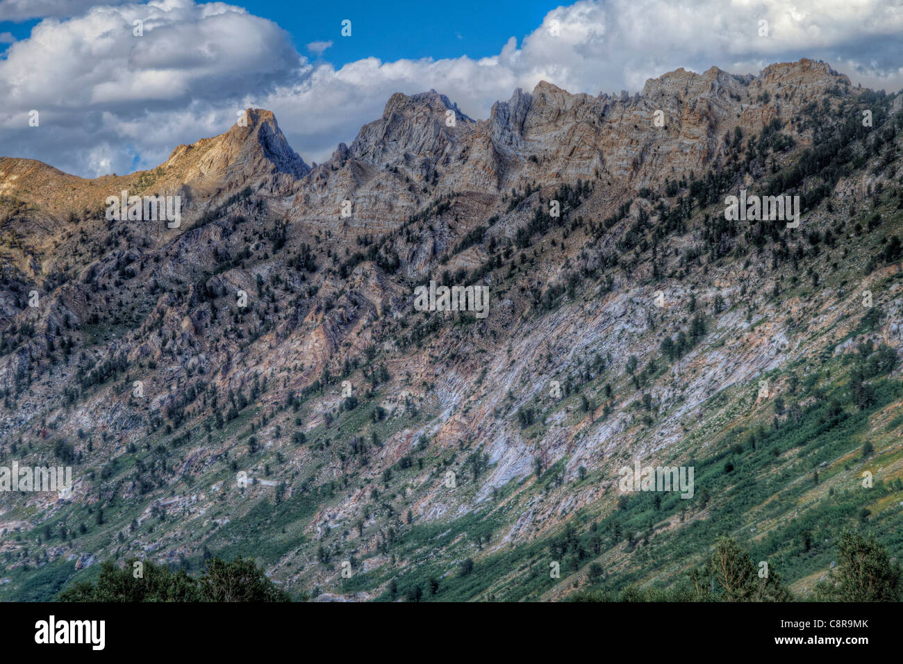 Ruby Mountains near Elko Nevada Stock Photo