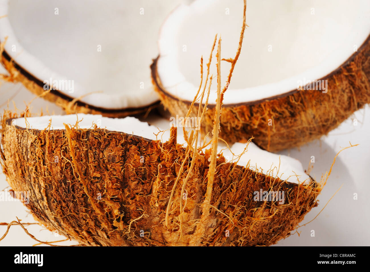 coconut shell Stock Photo