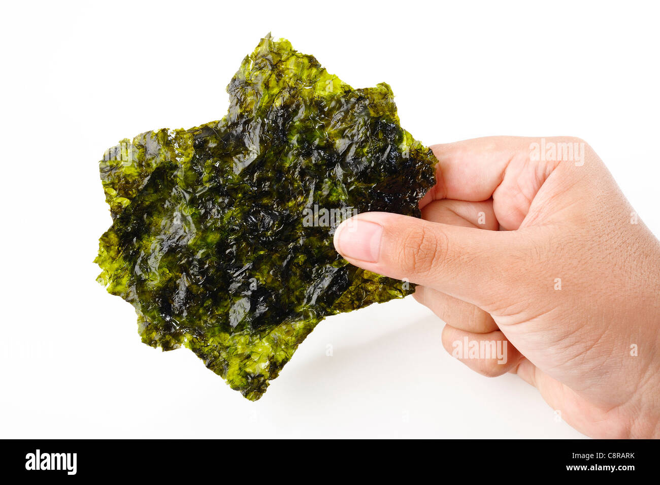 Roasted seaweed snack Stock Photo Alamy