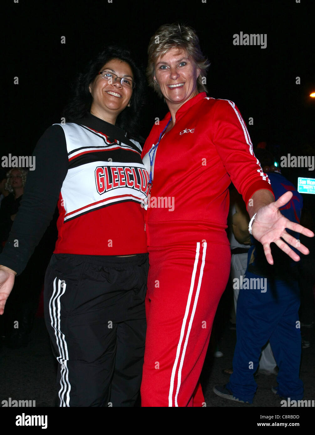 GLEE CHEERLEADER & SUE SYLVESTER COSTUMES 2011 WEST HOLLYWOOD COSTUME — free download