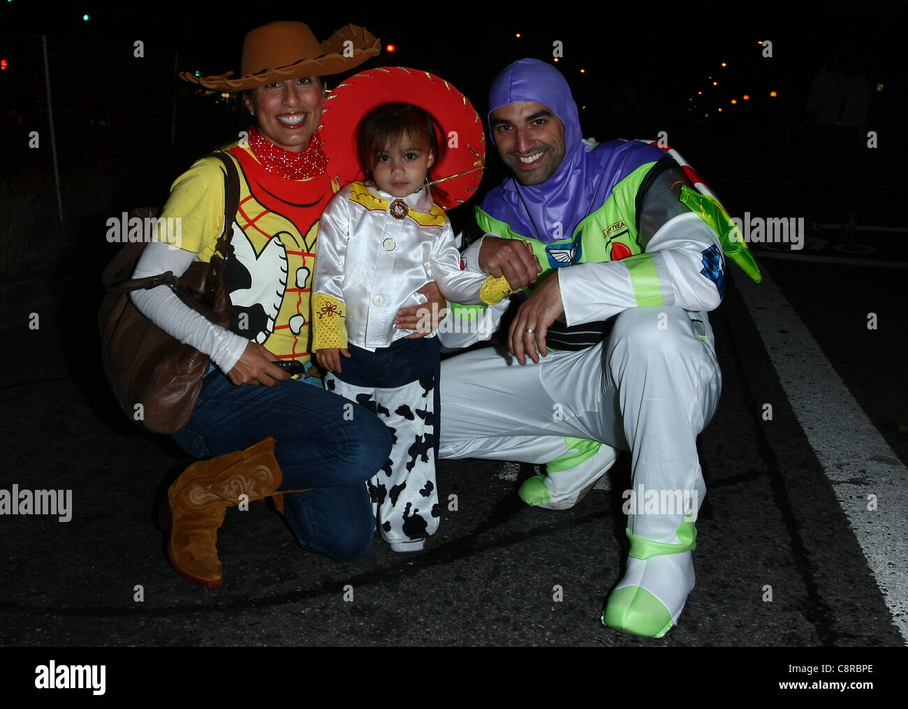 TOY STORY FAMILY COSTUMES 2011 WEST HOLLYWOOD COSTUME CARNAVAL LOS ANGELES  CALIFORNIA USA 31 October 2011 Stock Photo - Alamy