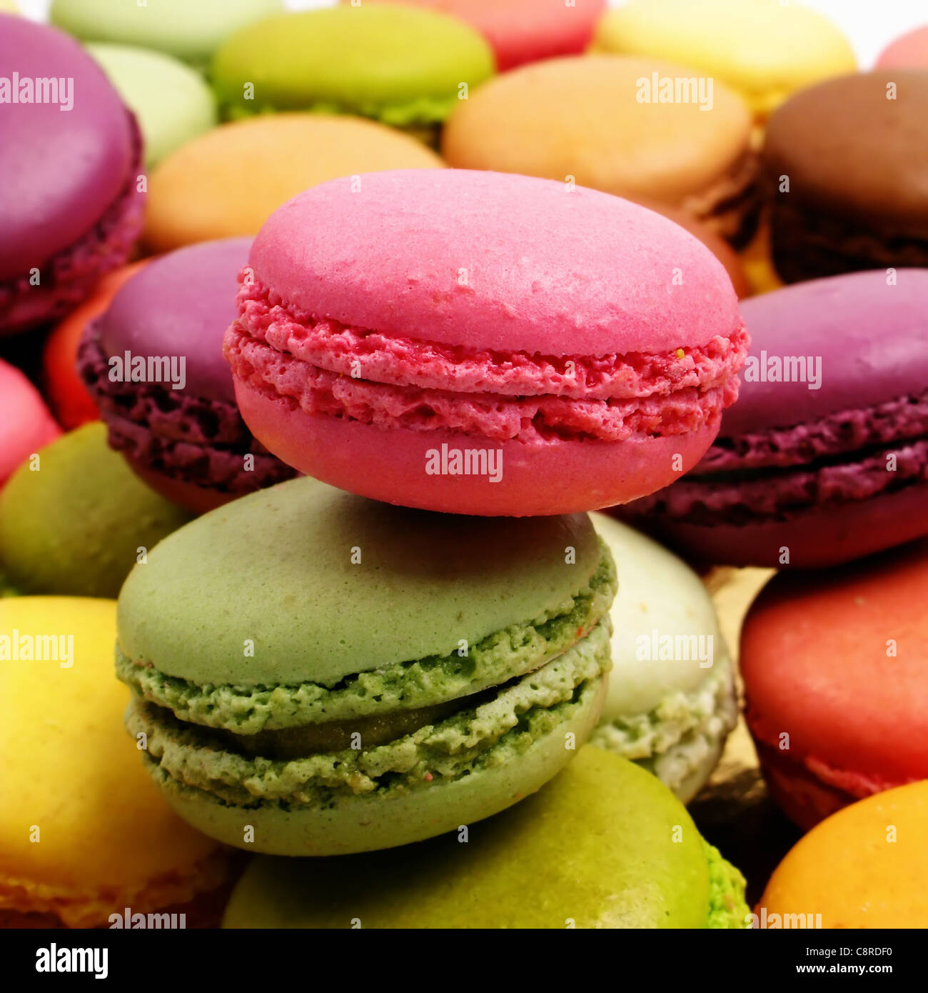 assortment of macaroons Stock Photo - Alamy