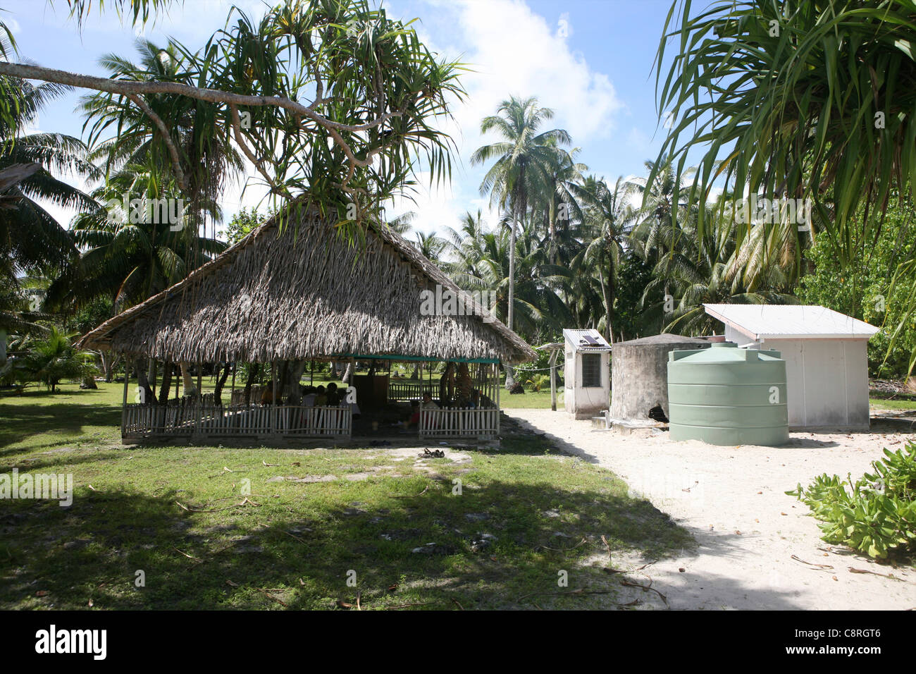 Tuvalu, island in the pacific ocean Stock Photo Alamy