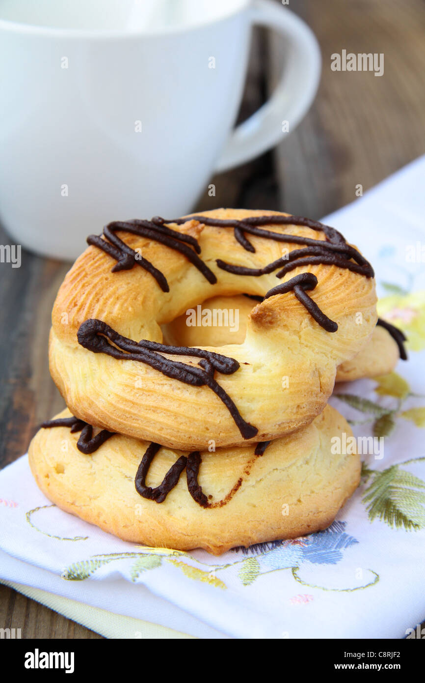Delicious and freshly baked doughnuts Stock Photo - Alamy