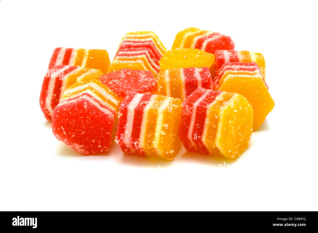 Multicoloured fruit candy, fruit jelly Stock Photo Alamy
