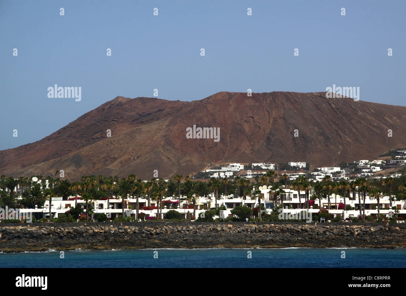 Playa Blanca Lanzarote Canary Islands Stock Photo