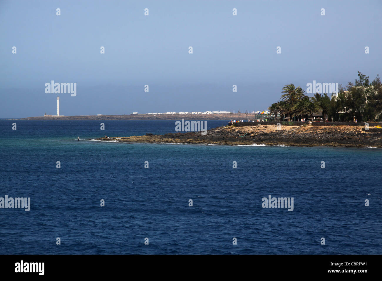 Playa Blanca Lanzarote Canary Islands Stock Photo