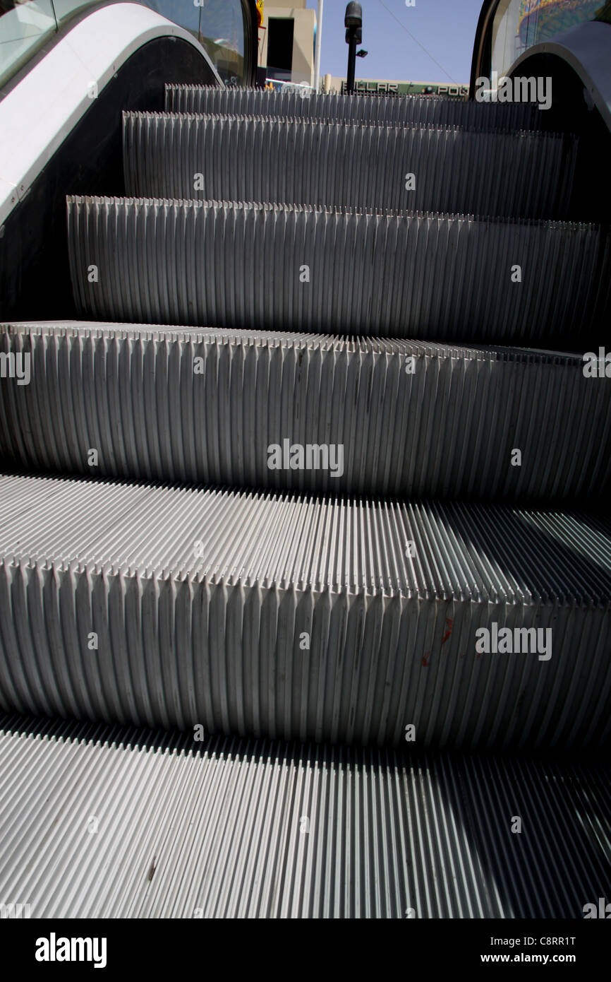 Outdoor escalator Stock Photo