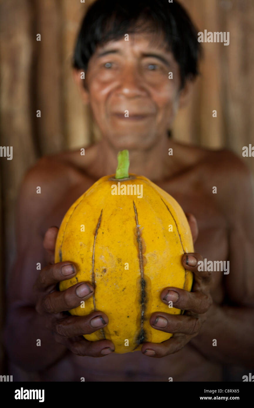 Xingu indians in the Amazone, Brazil Stock Photo Alamy