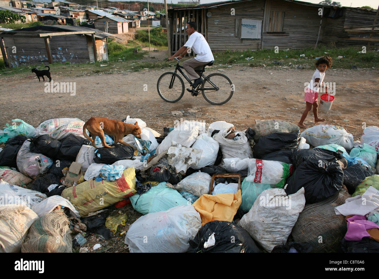life in a slum, colombia Stock Photo Alamy
