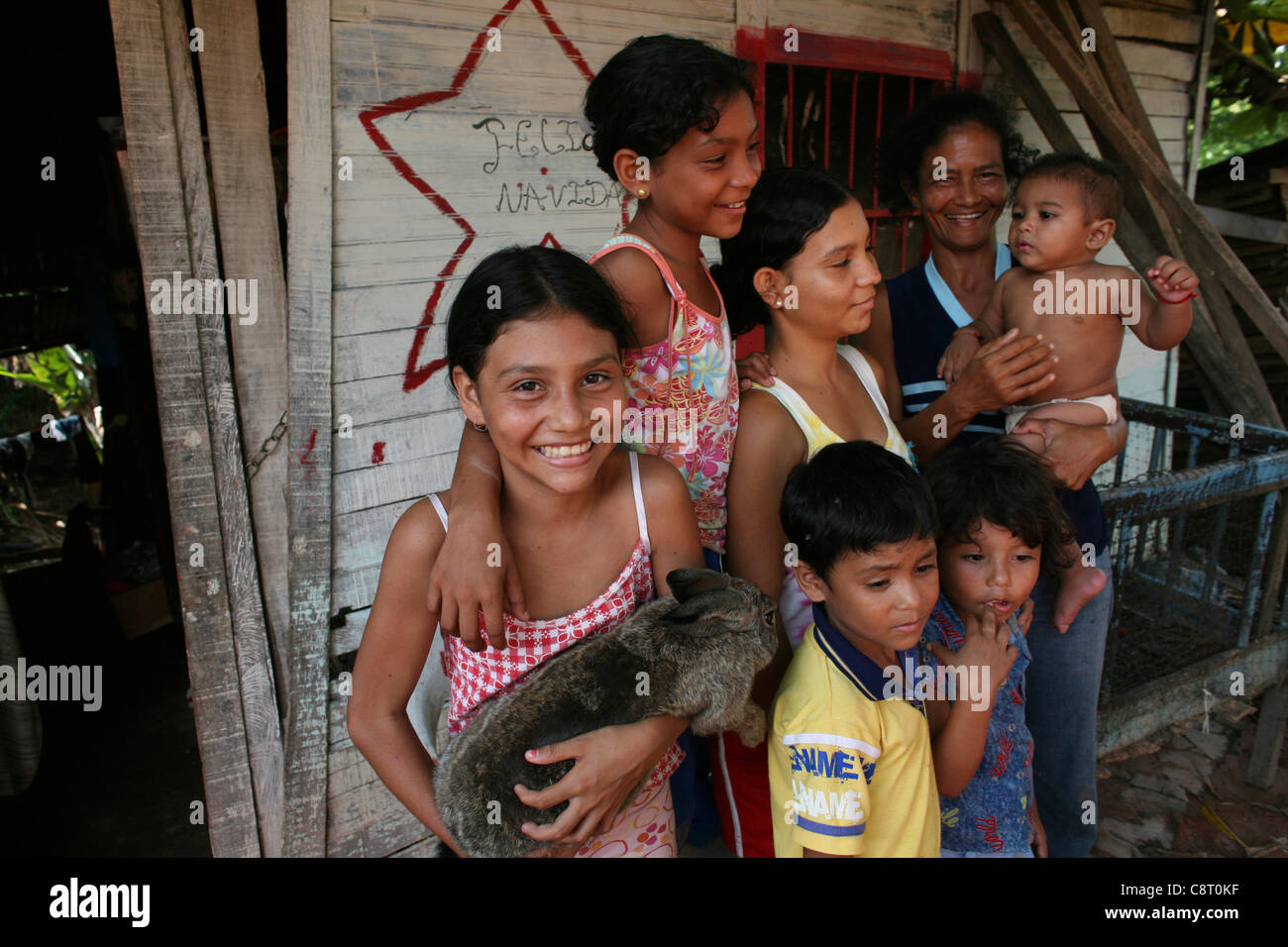 life in a slum, colombia Stock Photo Alamy