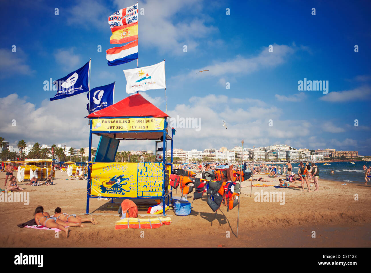 Llevant beach. Salou, Catalonia, Spain. Stock Photo
