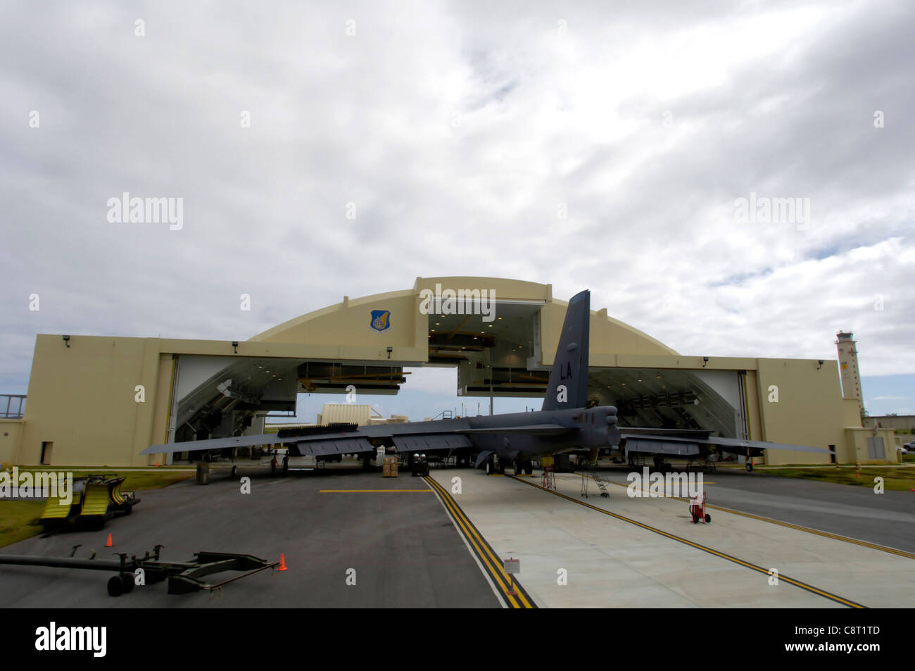 ANDERSEN AIR FORCE BASE, Guam (AFPN) A B52 Stratofortress from Barksdale Air Force Base, La