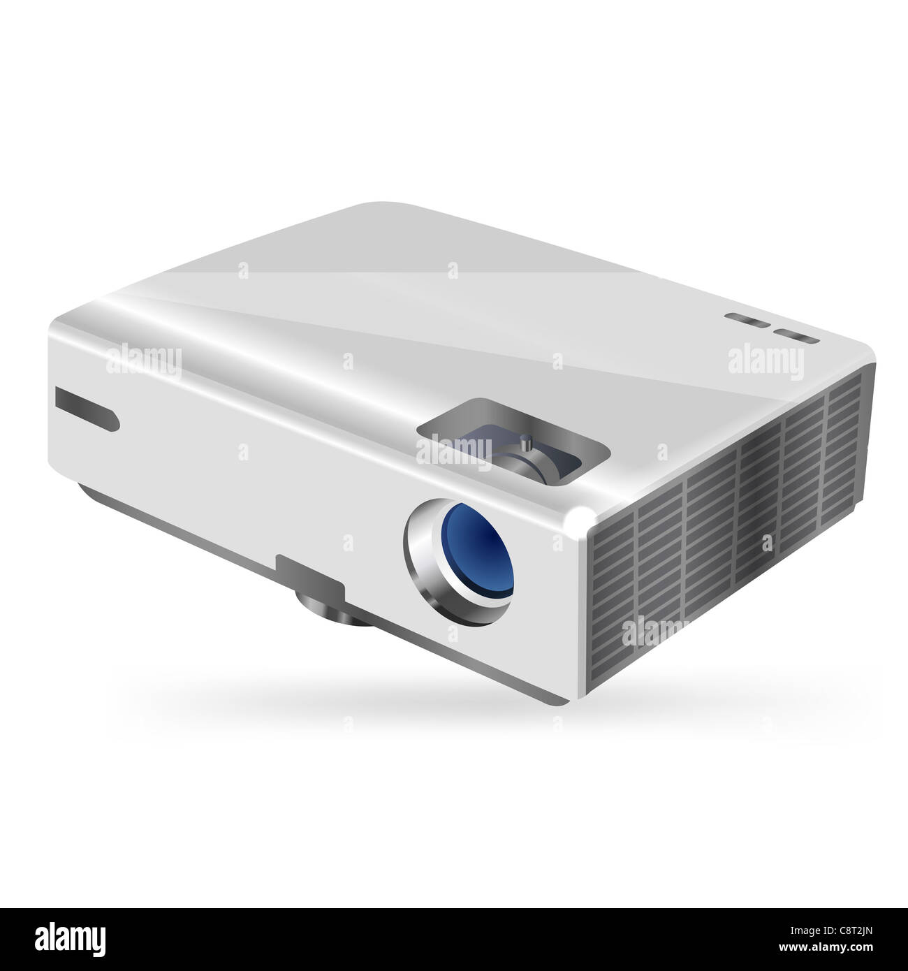 Illustration of digital projector Stock Photo Alamy