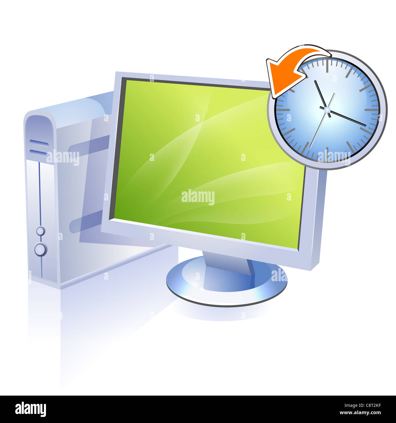 часы компьютера спешат