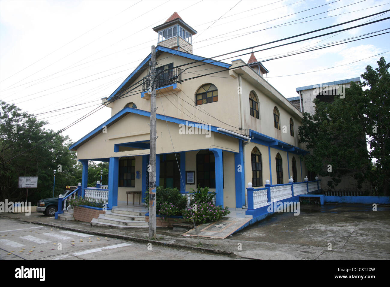 houses on San Andres, Colombia Stock Photo Alamy