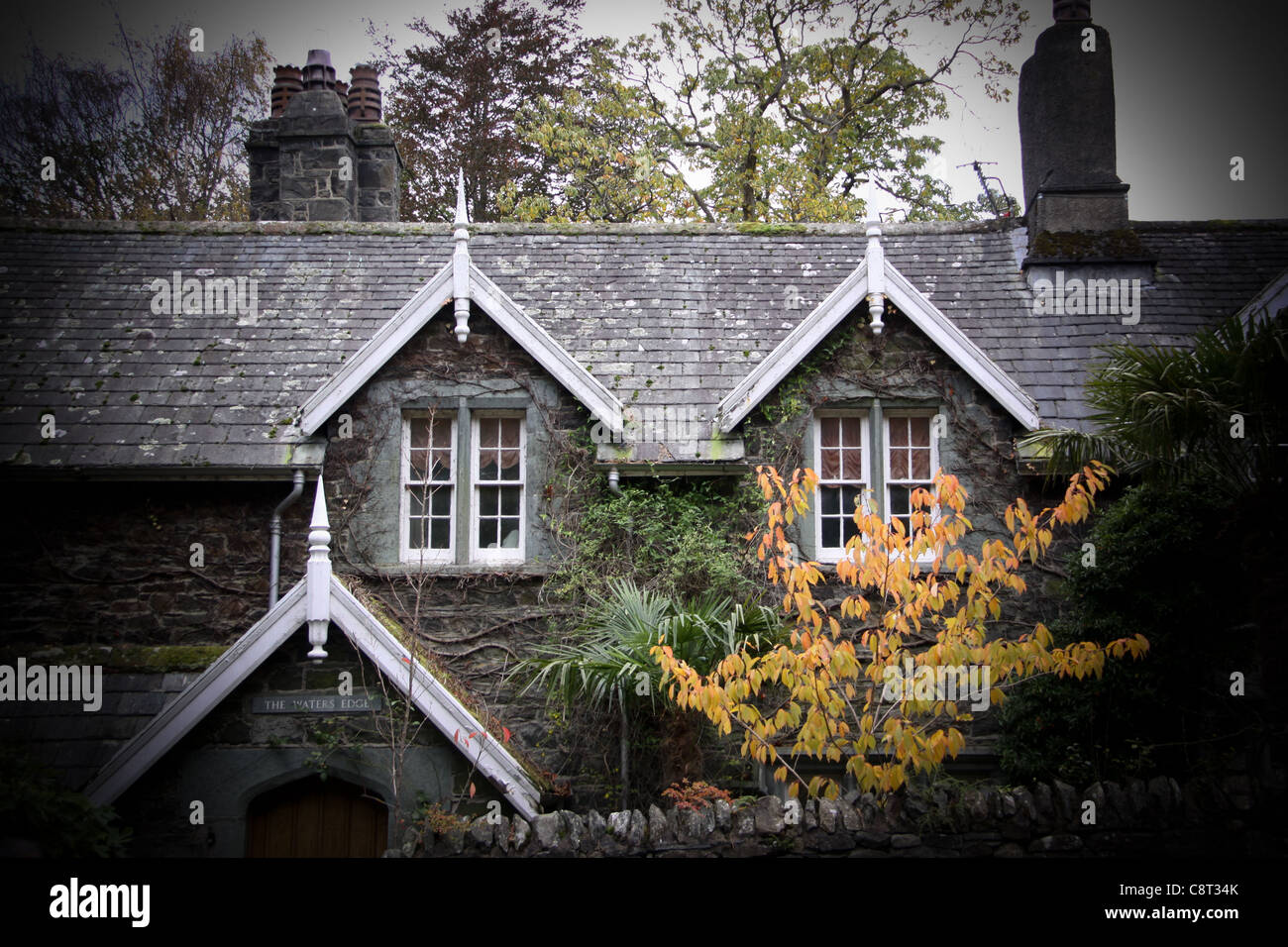 Cottage - Keswick - The Lake District Stock Photo