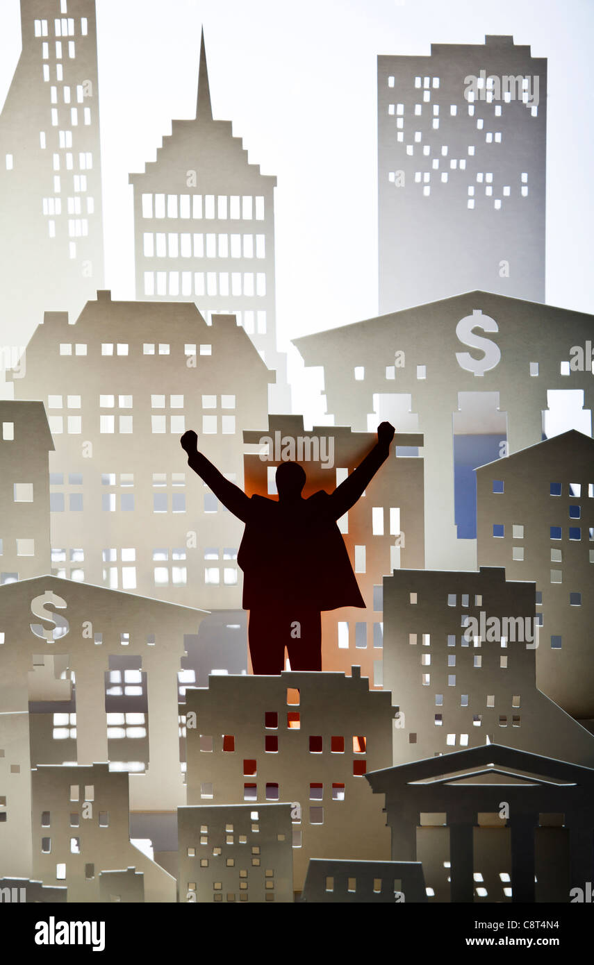 Concept of power and prosperity Stock Photo