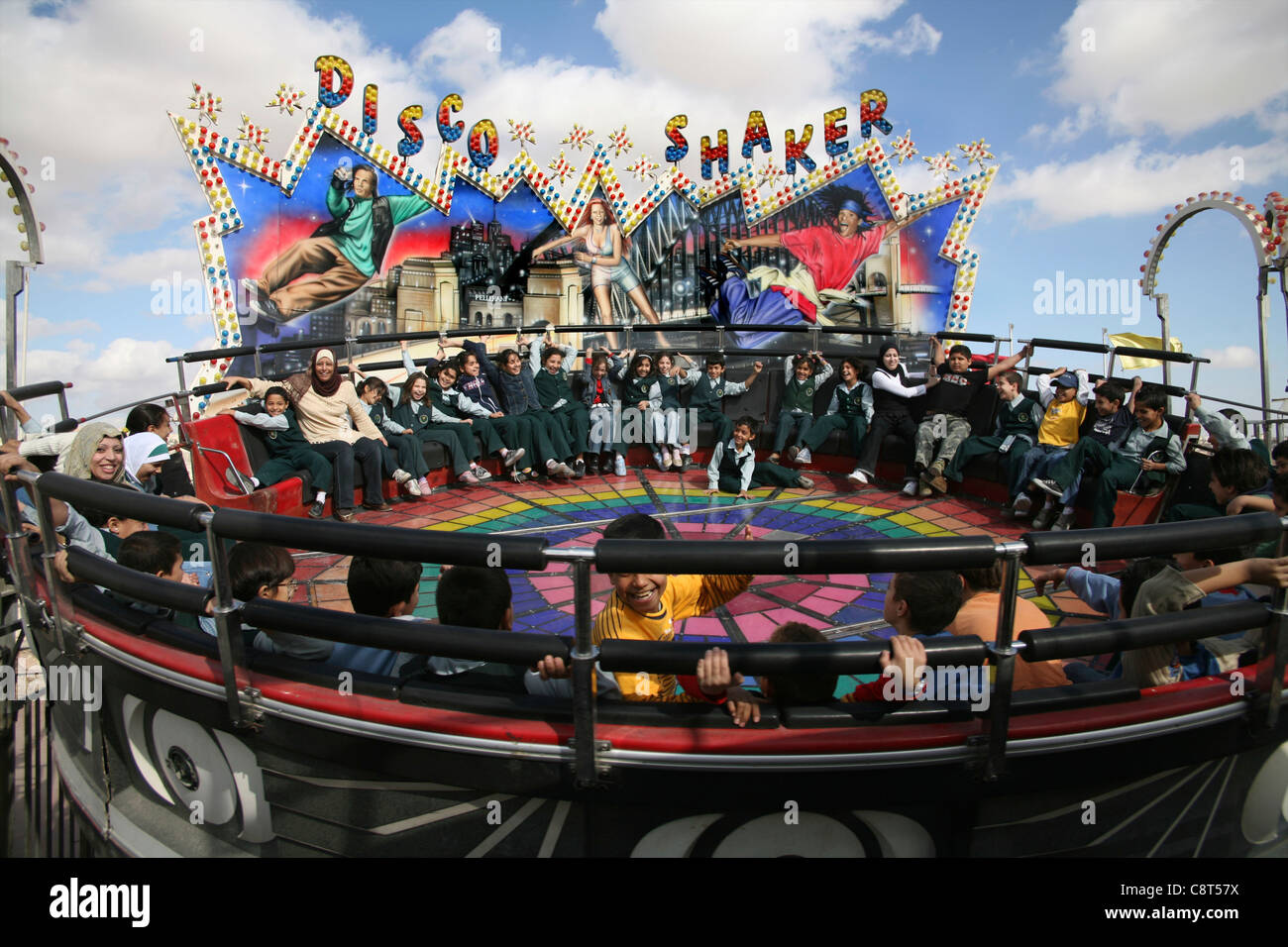 school trip to the city fair, Amman, Jordan Stock Photo Alamy